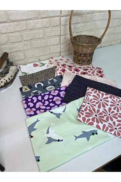 EGE DESIGN Supreme Combed Cotton Lyc Compag 10 Pattern Total 7 Meters Pieces ...