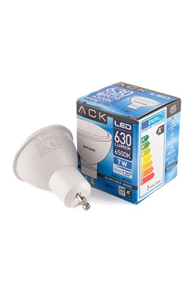 ACK 7W 220-240V GU10 6500K SMD DİFÜZÖRLÜ LED AMPUL