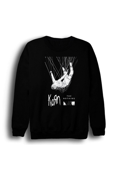 fame-stoned Korn - the Nothing - Album Printed Unisex 100% Cotton Crew Neck B...