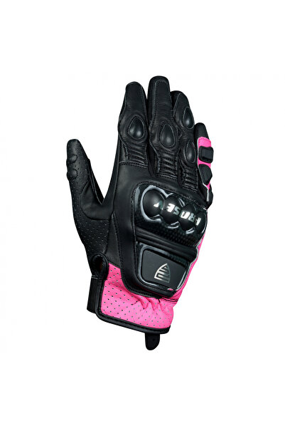 kuzey motor GL60W KADIN DERİ ELDİVEN PEMBE