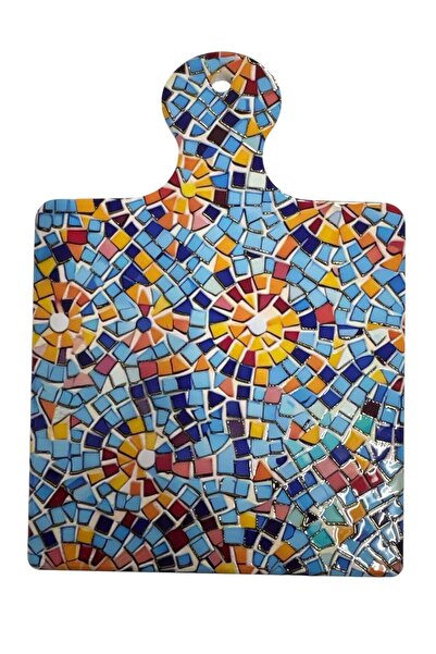 OEM Ceramic Heat-Resistant Chopping Board and Stand with Handle – 24x17 cm, 5 mm