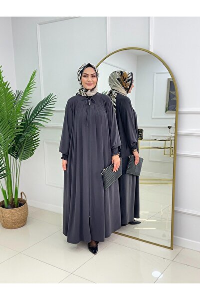 Summer Store Mahur Zippered Loose Cut Robe