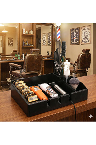 KMA Tekstil منظم أدوات الحلاقة والتجميل الاحترافي – منظم أنيق وعملي