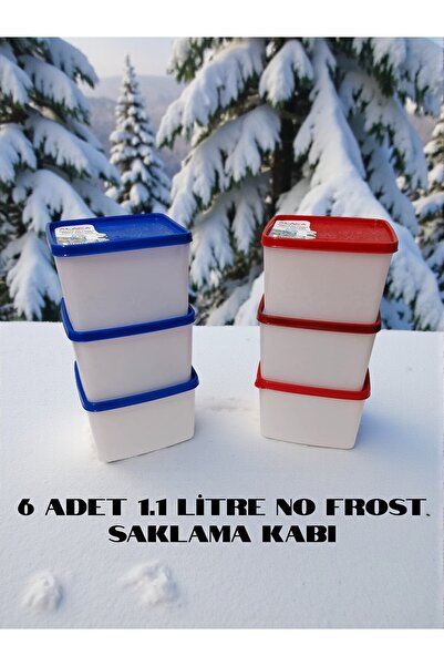 Alaca حاوية تخزين نو فروست، حاوية طعام للفريزر، مقاومة للبرودة، 6 قطع