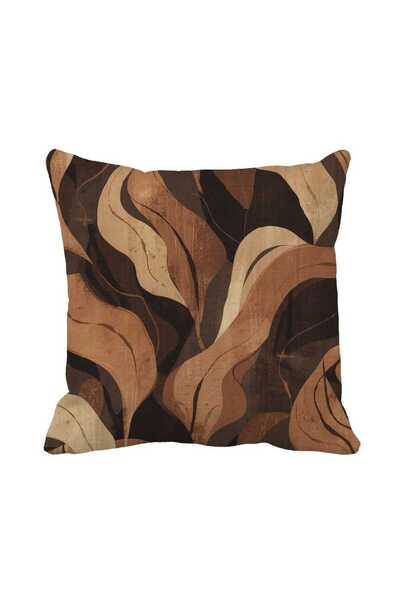 Queen Jera Coffee Beige Abstract Patterned Decorative Throw Pillow Cover 43X4...
