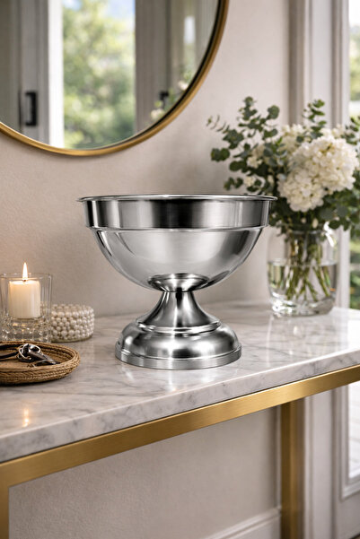 EvLight حامل مفاتيح على شكل وعاء للحلوى، متعدد الاستخدامات، مصنوع من المعدن و...