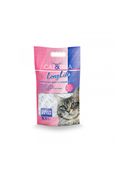 Cat&Rina - Așternut igienic - Silicat - 5,5 L