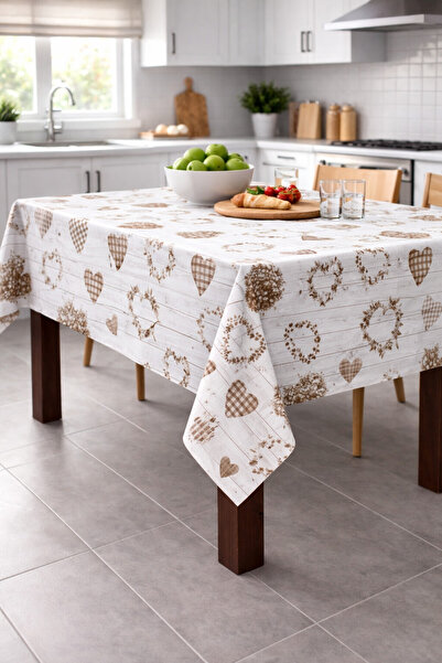 Ozsport Hygienic Oilcloth Tablecloth – Waterproof, Stain-Resistant, Easy to C...