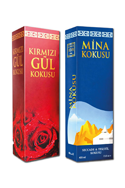 Deniz Elmasları 2-Piece Room & Textile Fragrance Set |   Red Rose – Mina Koku...