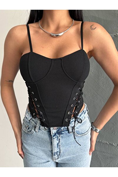 Aida Fashion Yan bağlamalı korse