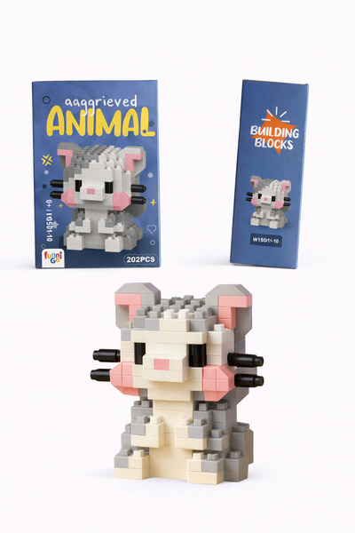 FUNNIGO Kedi Model Karakter Figürü 3D Yapı Oyuncakları 202 Parça