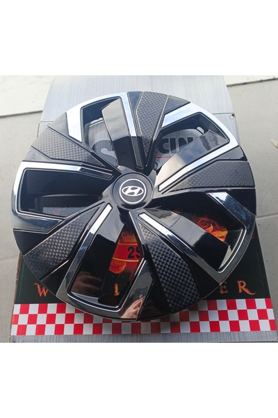 Universal Hyundai Accent Era / Blue Uyumlu 14 inç Krom Çıtalı Jant Kapağı 4'l...
