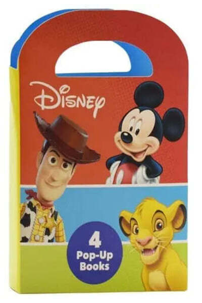 Book Boss مجموعة كتب ديزني المنبثقة المكونة من 4 كتب