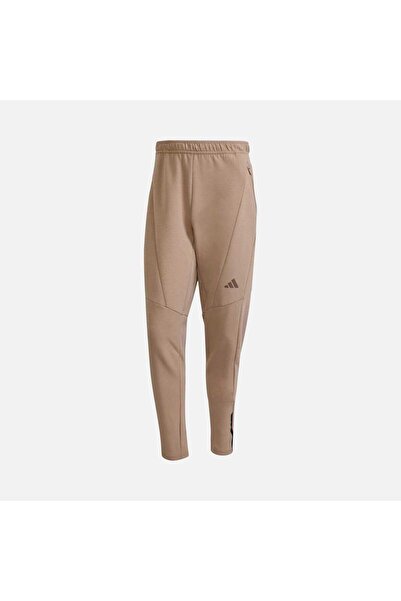 adidas Ανδρικό καφέ παντελόνι D4T KNIT PANT JX1168