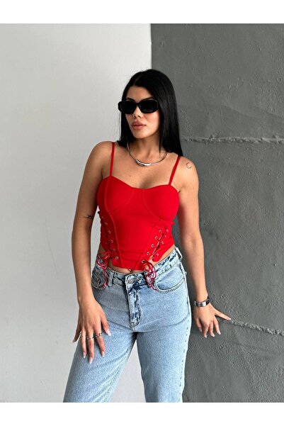 Aida Fashion Yan bağlamalı korse