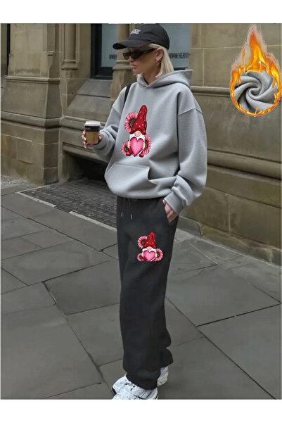 Flow touch Unisex Drawing Butterflies Back Printed Tracksuit Set