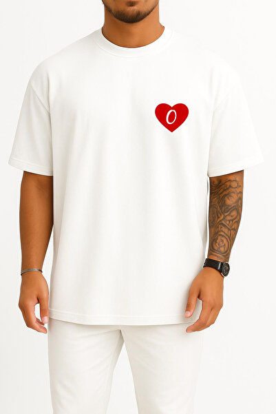 Bahriyeli Collection supradimensionat Ziua Îndrăgostiților, tricou unisex cu ...