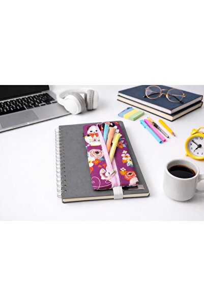 SYAZE Bloomcat Digital Printing Elastic Notebook Top Pen Holder