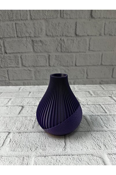 Lisinya Purple Vase Striped -