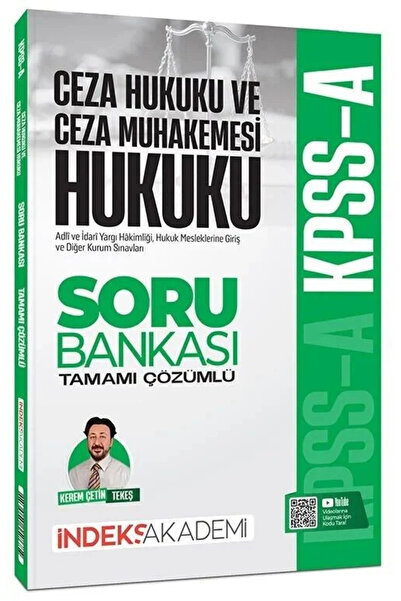 İndeks Akademi KPSS A Grubu Ceza Hukuku ve Ceza Muhakemesi Hukuku Soru Bankas...