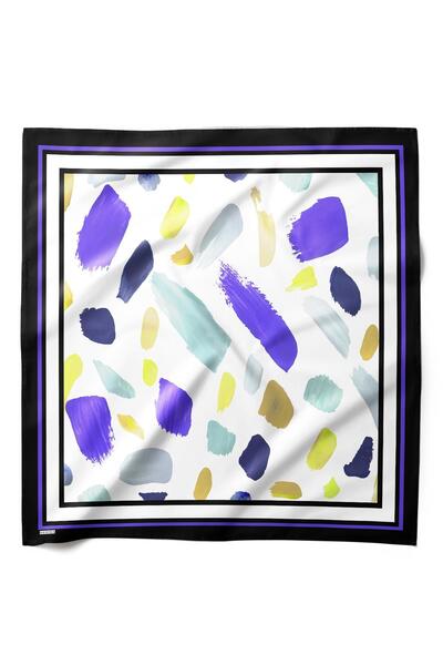 HAWWA وشاح باندانا منقوش بأثر الألوان