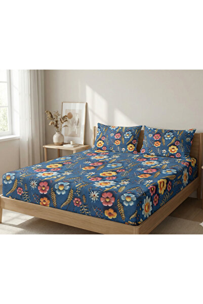 femmhome 5D Digital Printing |   Elastic Sheet Set |   100% Cotton |   Exclus...