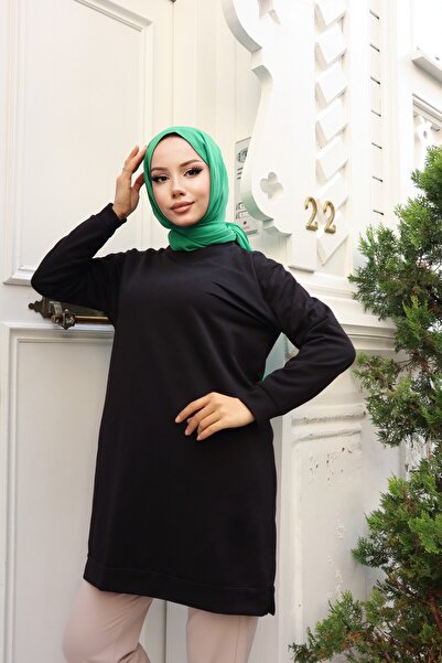 trendlina Two Thread Yı Slit Nce Hijab Tunic