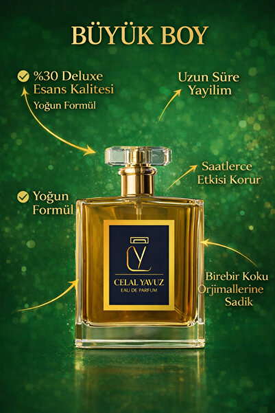 Celal Yavuz Profesyonel Kaliteli Muadil Parfüm – %30 Deluxe Esans, Orijinalin...