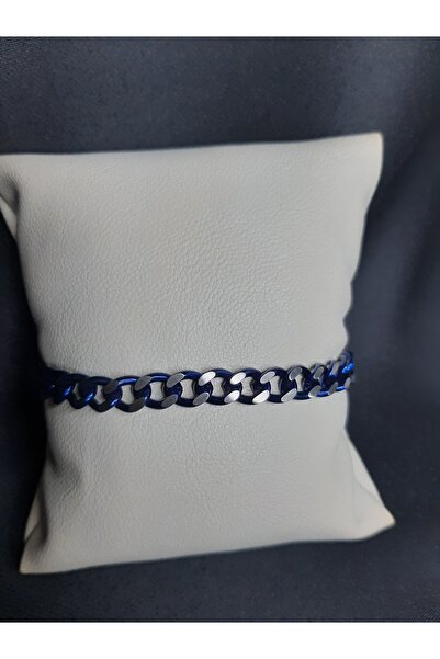 MRYart Quality Steel Bracelet in Silver and Blue Colors