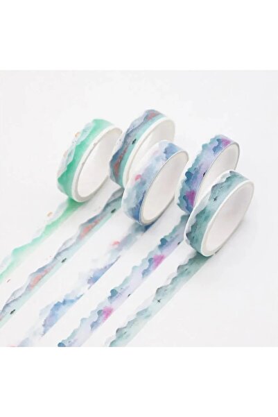 Limmy Vintage Washi Tape Tape Printed Adhesive Masking Paper Cute Patterned T...