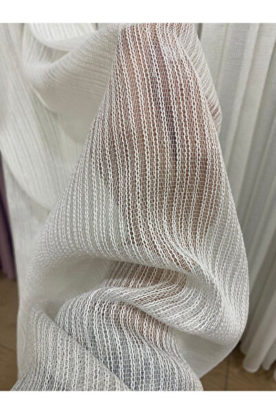 İNCİLİFE 4015 ستارة من التول الناعم المنسوج بنمط سلسلة مع طيات كثيفة 1/3 (أبي...