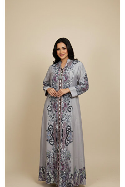 Moda Line Ramadan jalabiya with pearl embroidery patterns