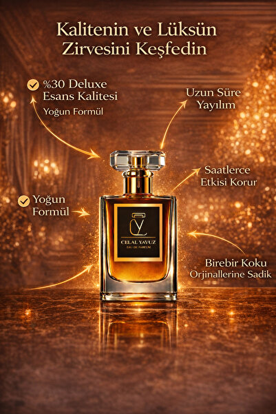 Celal Yavuz Profesyonel Kaliteli Muadil Parfüm – %30 Deluxe Esans, Orijinalin...