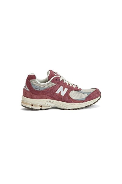 New Balance 2002 Kadın Deri Sneaker Bordo Spor Ayakkabı - HypeStep
