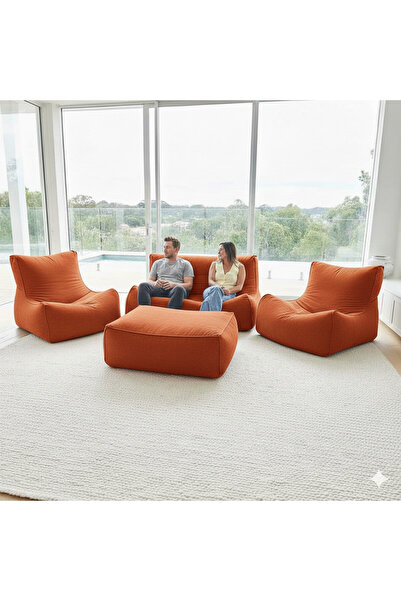 PATARA HOME Velvet Comfort Legom Çok Amaçlı Koltuk Seti