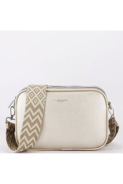 Flora&Co Paris medium metallic ivory bag H6915 14