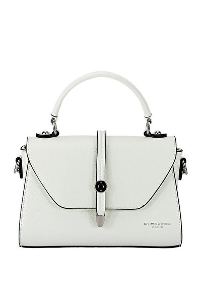 Flora&Co Paris Μικρή λευκή τσάντα F8581 16