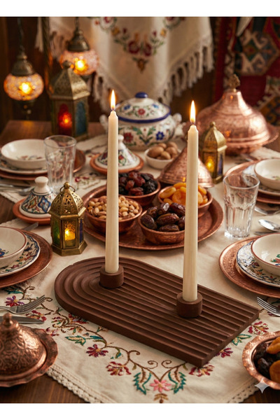 Verda Desing Hediyelik Kutuda Ramazan Tasarımlı Dekoratif Metalik Beyaz İnci ...