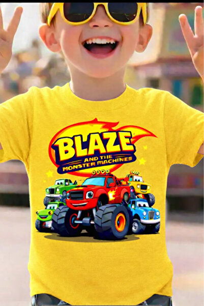 New Shine БЛАЗЕ КАРС ПЕЧАТАНА УНИСЕКС ДЕТСКА ТЕНИСКА