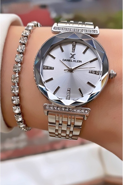 Daniel Klein Brand Original - Silver Color - 2 Year Warranty Women's Wristwat...