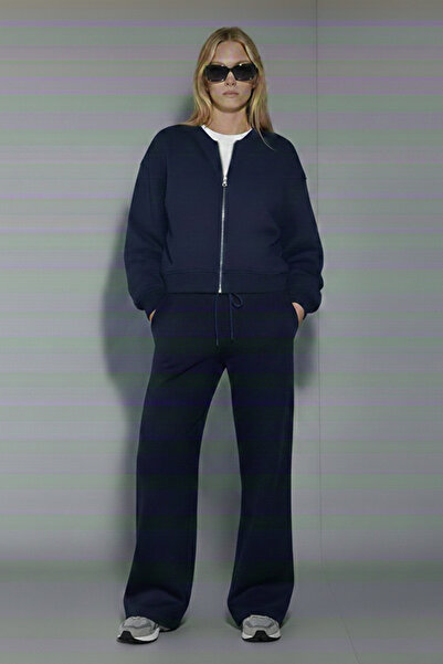 Softandbasic Women's Modal Fabric Zipper Detailed Elastic Waist Comfortable F...