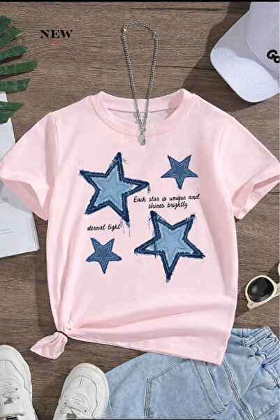 New Shine UNISEKS DEČJA ODEĆA SA ZVEZDASTIM ŠARAČEM T-shirt