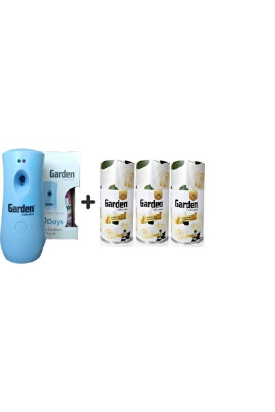 Garden Oda Kokusu Hava Temizleyici Otomatik Makine+ Beyaz Gül Kır Bahçesi Oda...