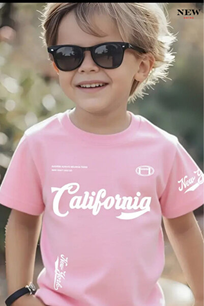 New Shine Калифорния Печатна унисекс детска тениска