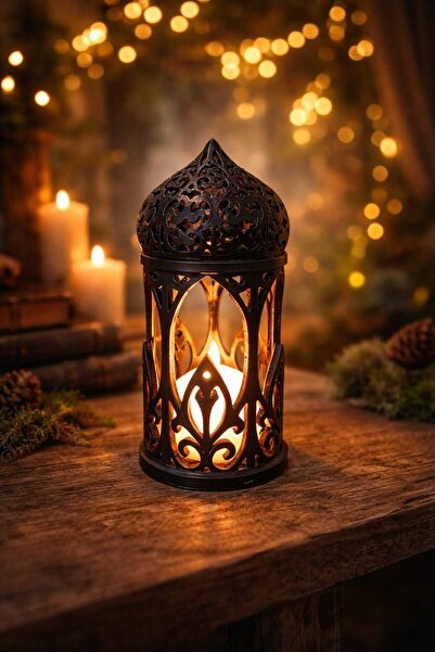 BASKIMARKETİM Masa Üstü Pilli Mumluk