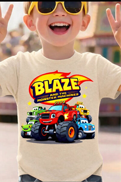 New Shine BLAZE AUTOMOBILI ŠTAMPANI UNISEKS DECA T-shirt