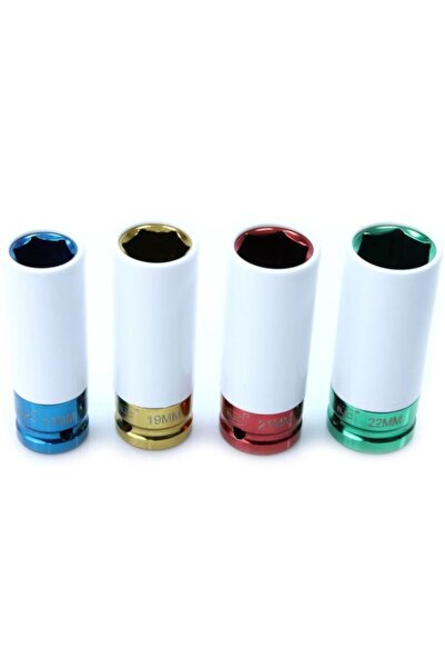 Kraft&dele Socket wrench set, Kraft&Dele, 1/2" impact, 4 pieces, 17/19/21/22 mm