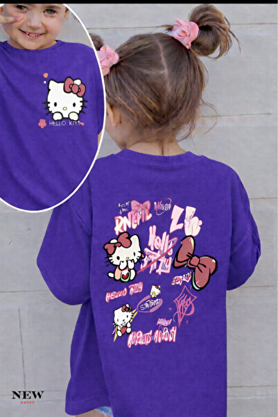 New Shine Παιδικό μπλουζάκι unisex με στάμπα Hello Kitty