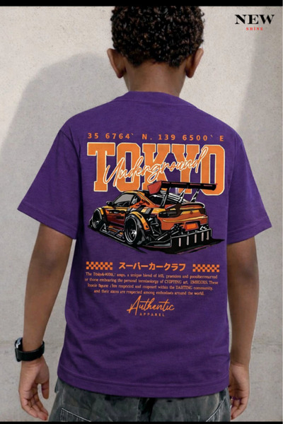 New Shine IMPRIMAT TOKYO UNISEX COPII tricou