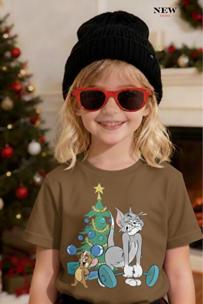 New Shine TOM ȘI JERRY IMPRIMAT UNISEX COPII tricou